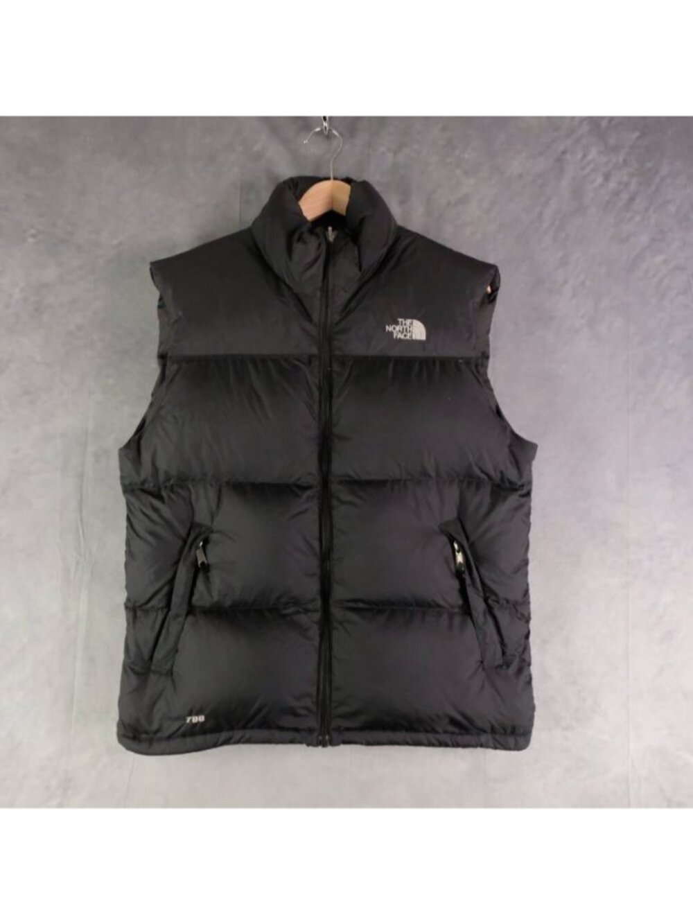 The North Face Vest Men's Medium Black Nuptse 700 Goose Down Puffer